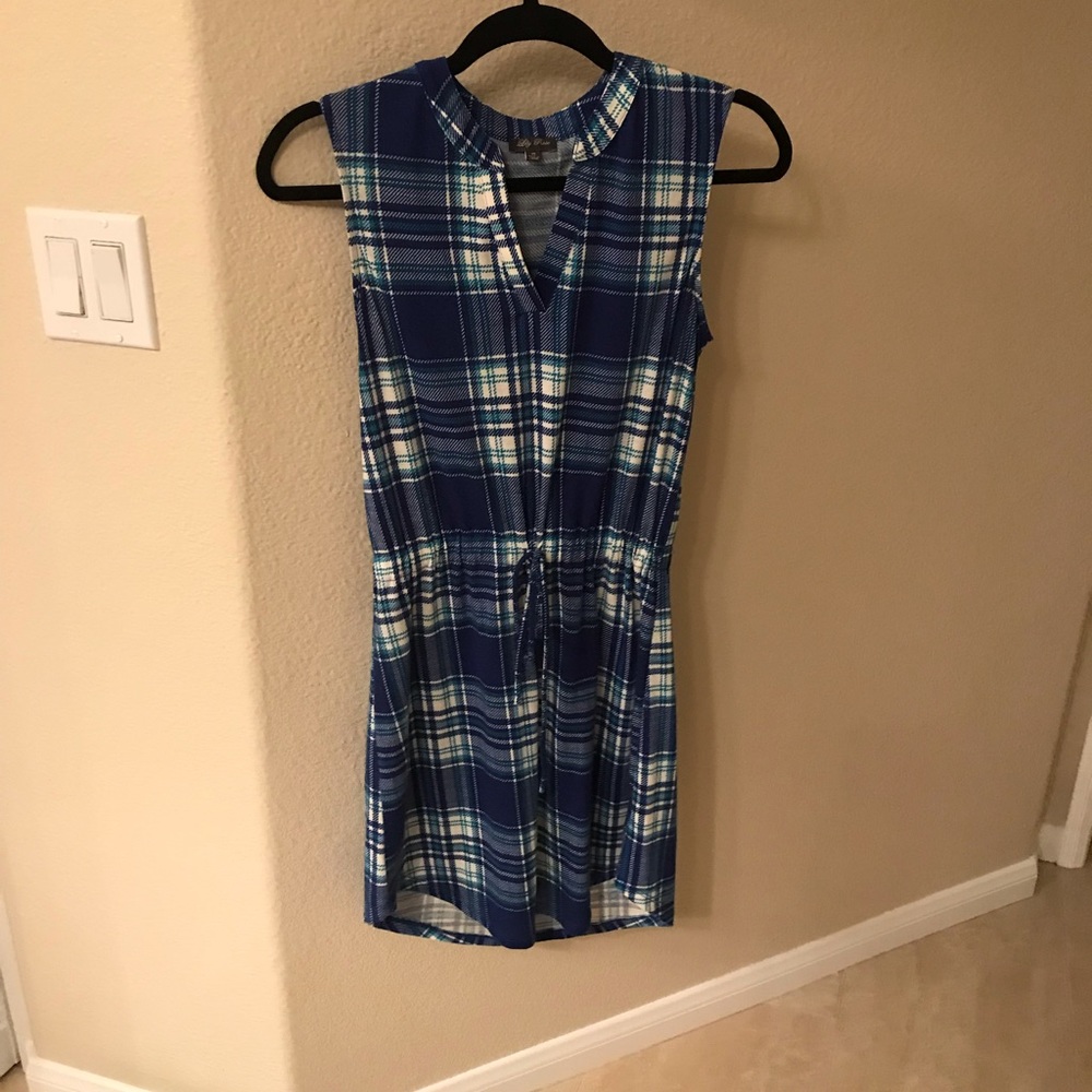 Lily rose plaid dress